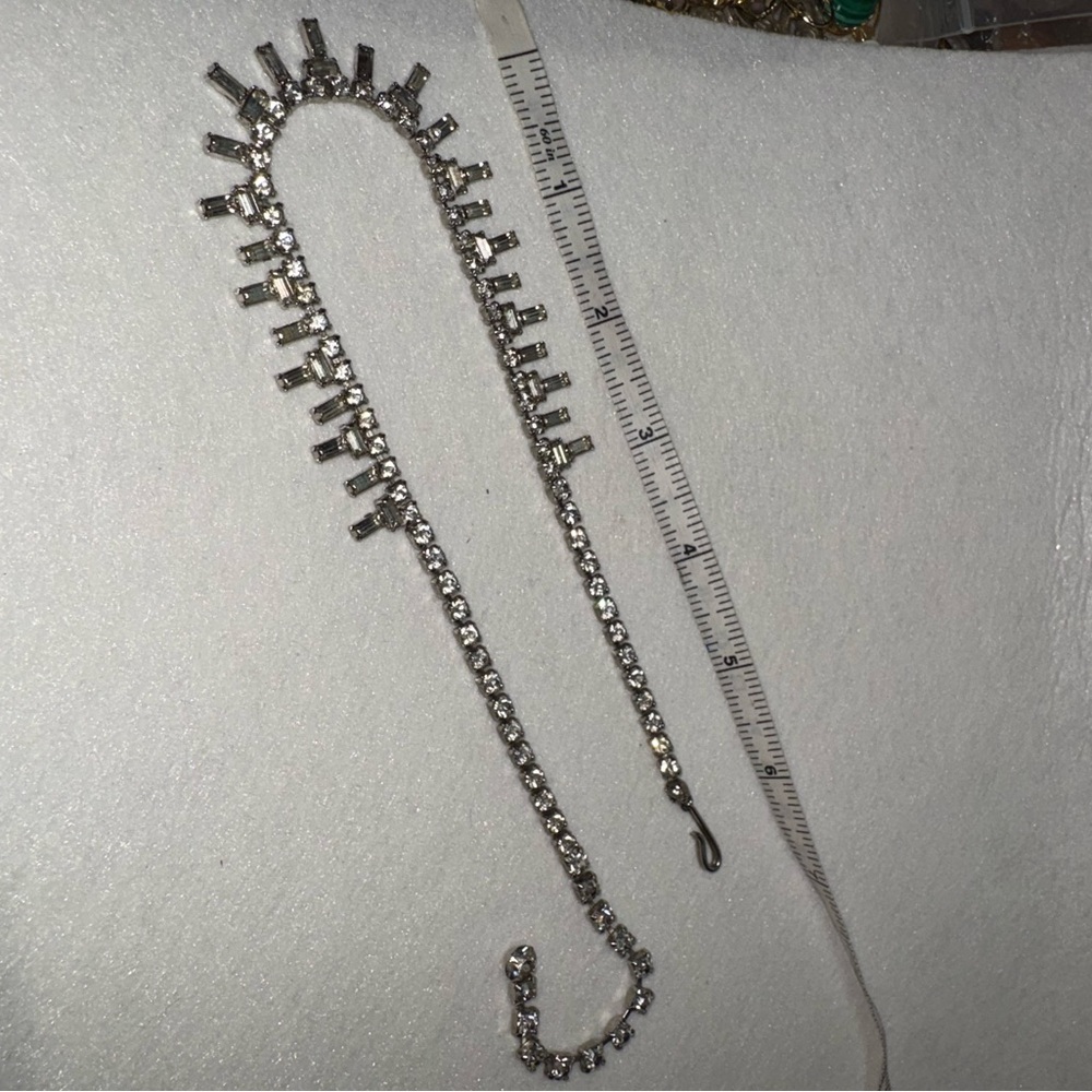 Vintage Rhinestone Necklace - Picture 8 of 8